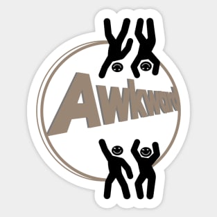 Awkward moment Sticker